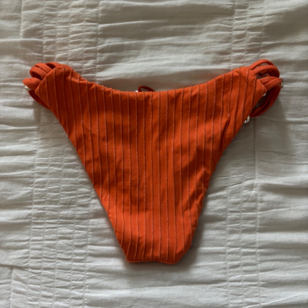 orange beaded bikini - Picture 5 of 9